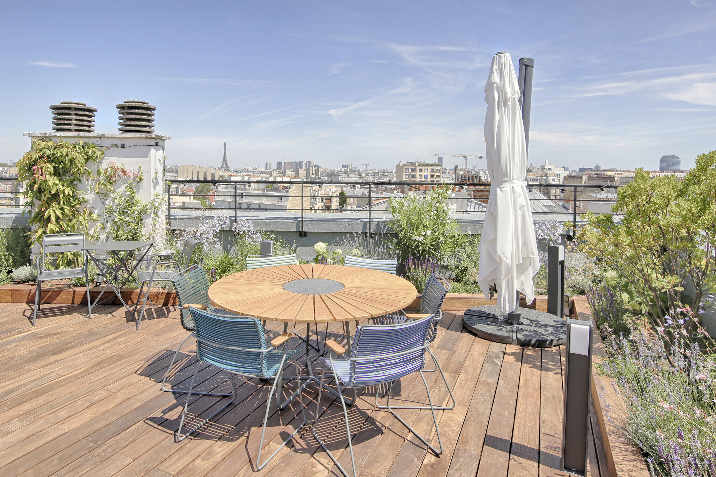 Surélévation et création d'une terrasse à Boulogne-Billancourt amenagement terrasse architecte