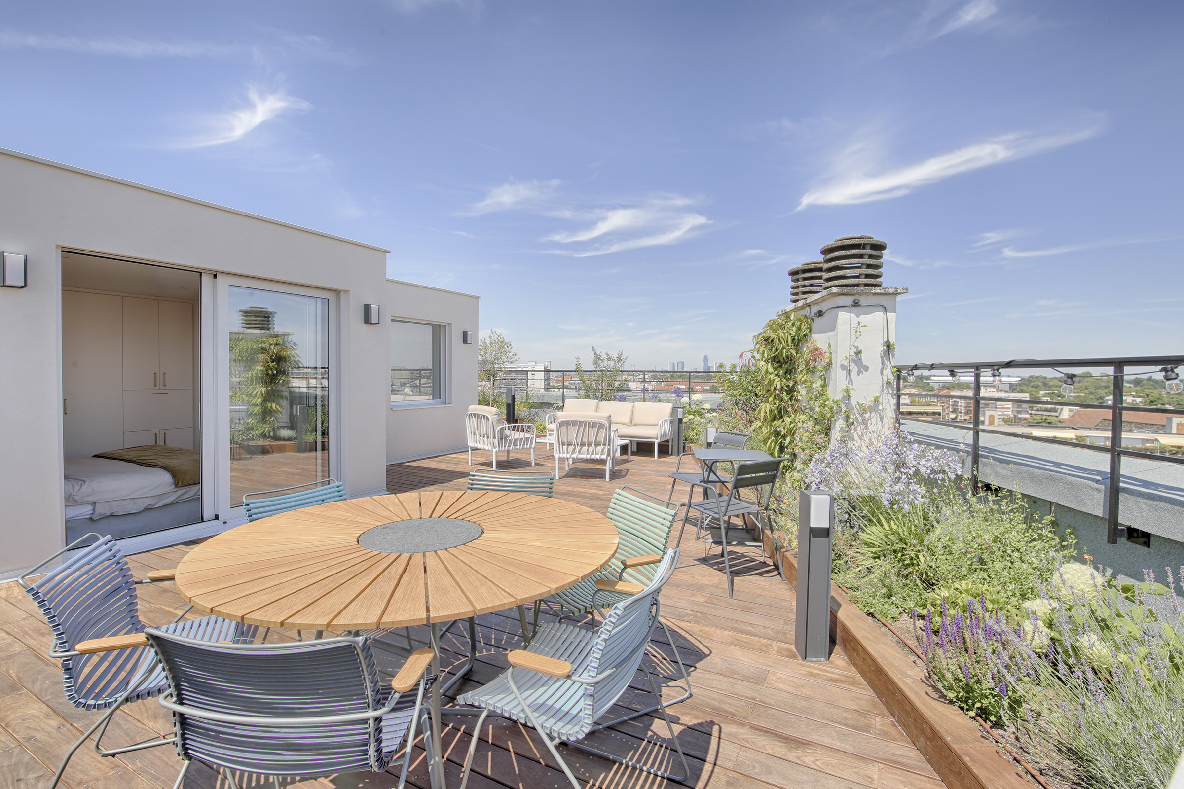 Surélévation et création d'une terrasse à Boulogne-Billancourt architecte amenagement terrasse boulogne