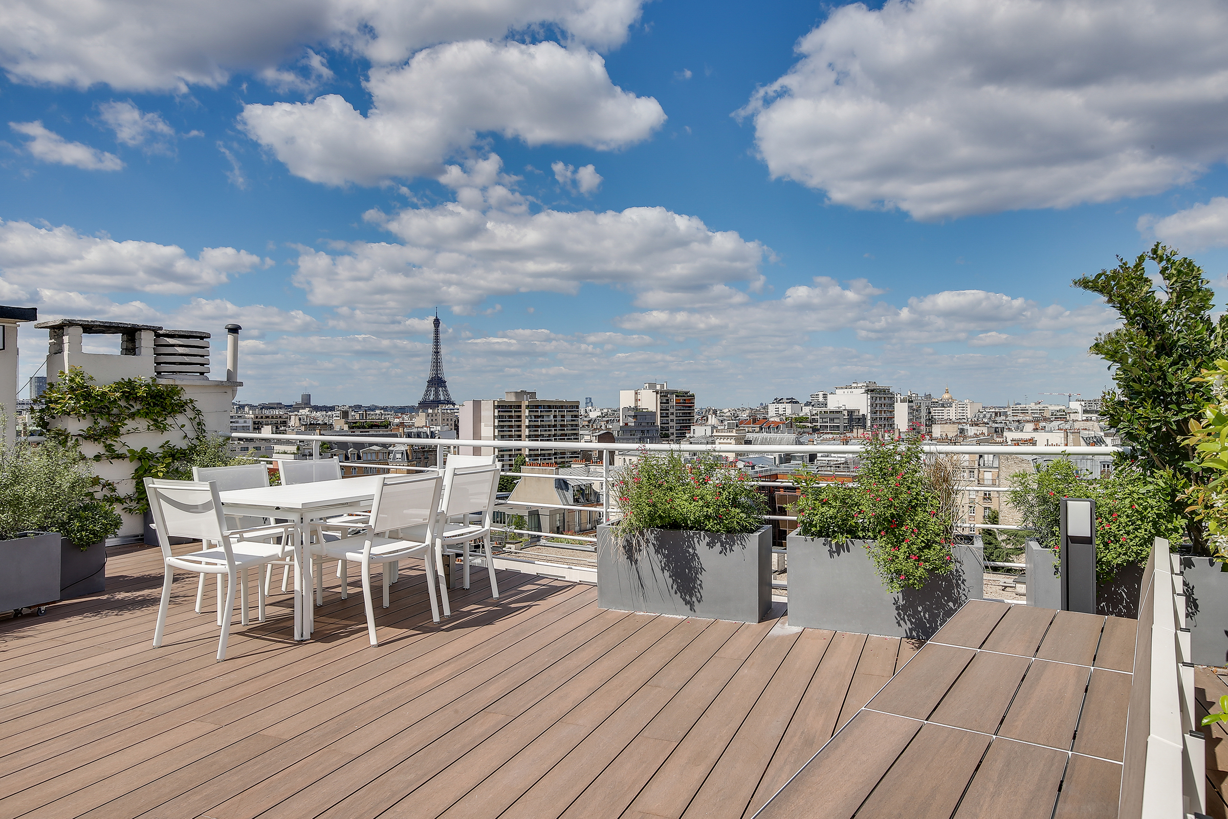 Réaménagement d'un appartement à Paris et création d'un rooftop Creation terrasse-3