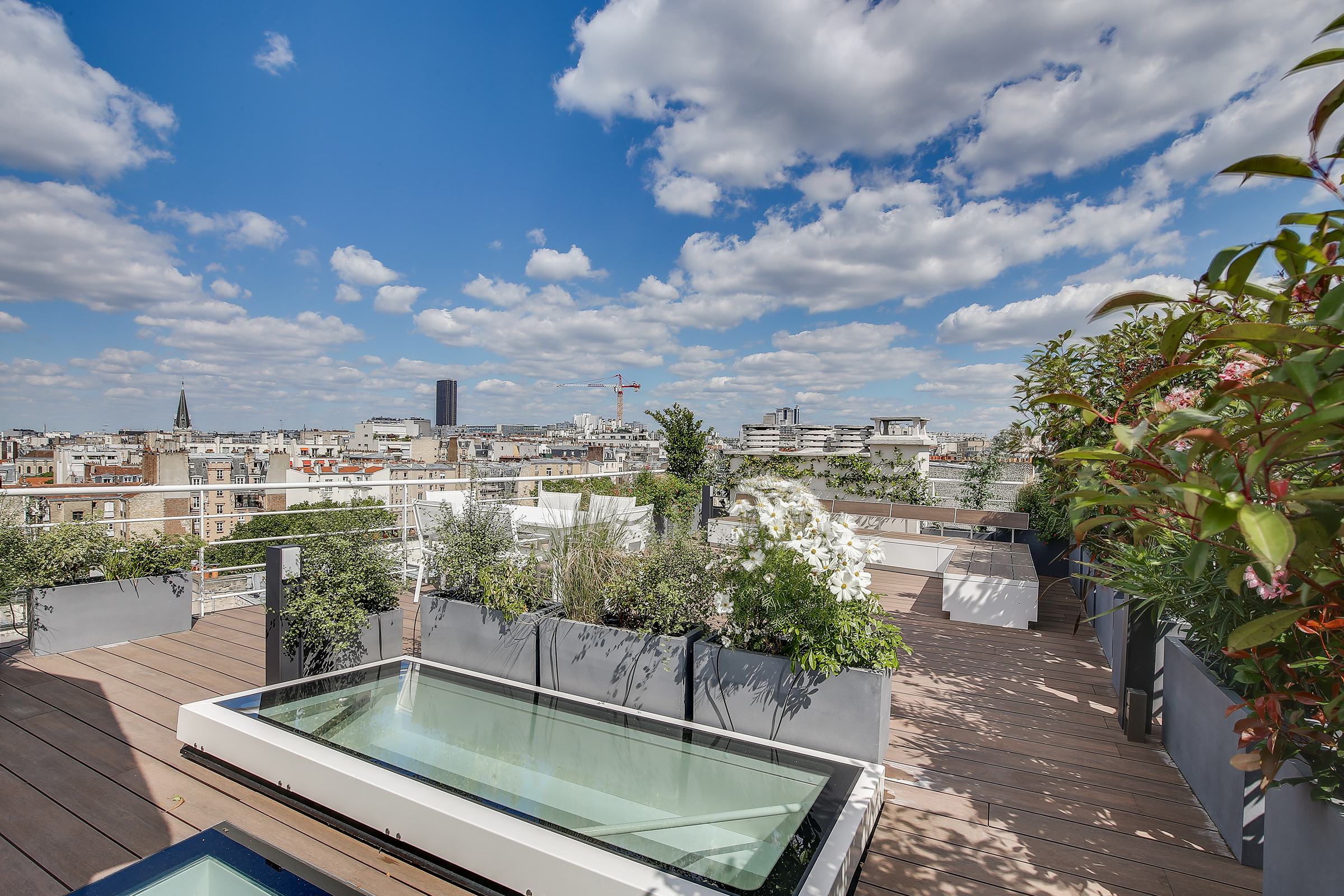 Réaménagement d'un appartement à Paris et création d'un rooftop Rooftop architecte-9